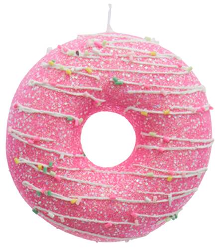 Santa's Cookie Bakery Striped Light Pink Donut - No Box