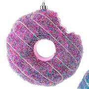 Santa's Cookie Bakery Pink Donut With Bite Mark - No Box
