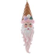 Santa's Cookie Bakery Pink Ice Cream Santa Head - No Box