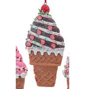 Santa's Cookie Bakery Chocolate Ice Cream Cone - No Box