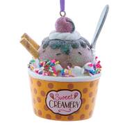 Santa's Cookie Bakery Pastel Ice Cream In Yellow Cup - No Box