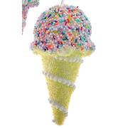 Santa's Cookie Bakery Pastel Ice Cream W/Yellow Cone - No Box 121a