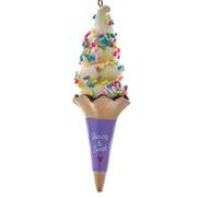 Santa's Cookie Bakery Pastel Ice Cream Cone- Fancy - No Box