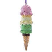 Santa's Cookie Bakery Pastel Ice Cream Cone-3 Scoops - No Box