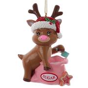 Santa's Cookie Bakery Reindeer Baker W/ Sugar Bag - No Box