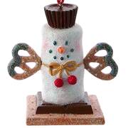 Santa's Cookie Bakery S'Mores Pretzel Snowman- C - No Box