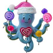 Santa's Cookie Bakery Blue Octopus With Lollipops - No Box
