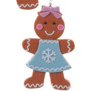 Santa's Cookie Bakery Gingerbread Girl Blue Dress - No Box