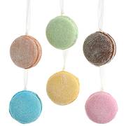 Santa's Cookie Bakery Colorful Macarons- Set Of 6 - Boxed