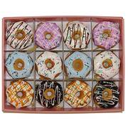 Santa's Cookie Bakery Donuts- Set Of 12 - Boxed