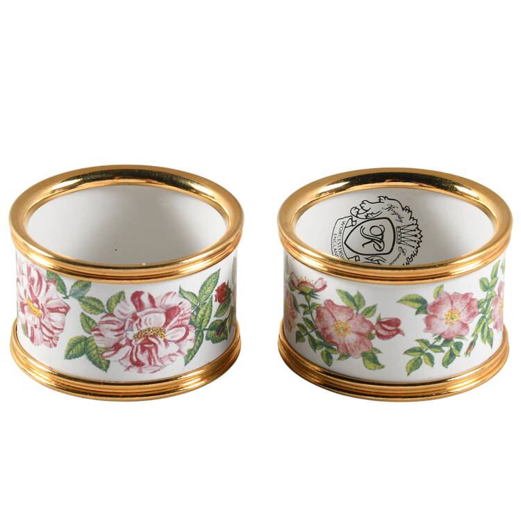 Kingsley Giftware Napkins Set Of 2 - Roses - Boxed