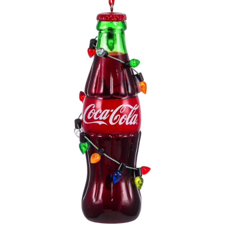 Coca Cola Bottle- With Light String - Boxed