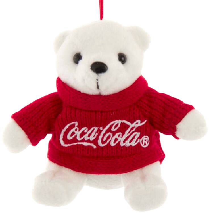 Coca Cola Bear With Red Sweater - Boxed