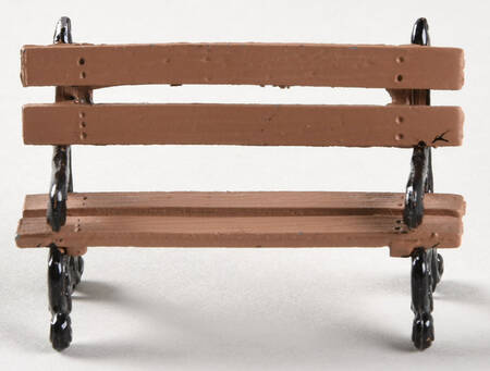 Colonial Village Park Bench - No Box