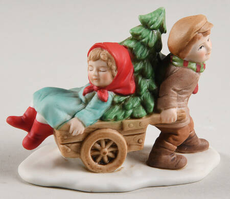 Colonial Village Mary And Jack Cobb - With Box Bx379