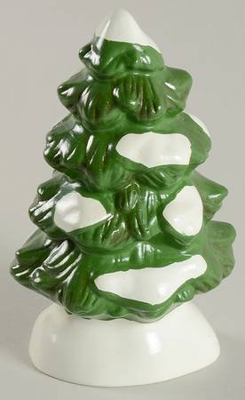 Colonial Village Single Pine Tree-Ceramic Large - No Box