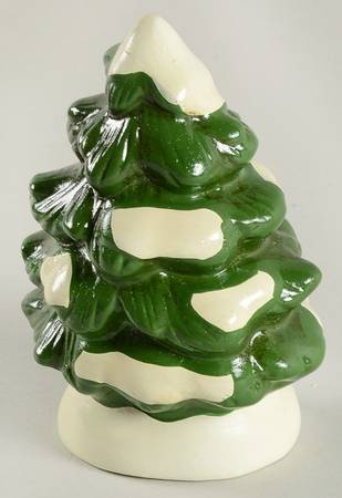 Colonial Village Single Pine Tree-Ceramic - No Box