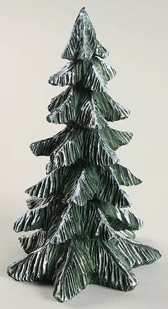 Colonial Village Fir Tree-Large Resin - No Box