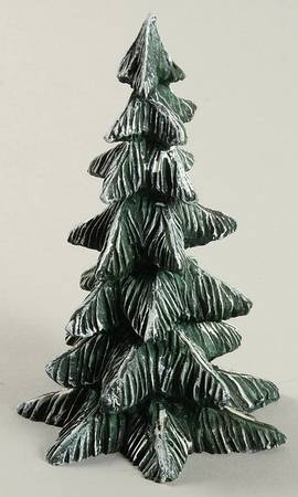 Colonial Village Fir Tree-Medium Resin - No Box