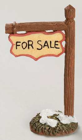 Colonial Village For Sale Sign - Boxed