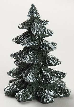 Colonial Village Fir Tree-Small Resin - No Box