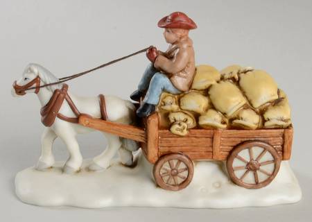 Colonial Village David Bell-Wagon For Sawyer's Creek - With Box Bx325