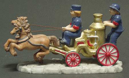Colonial Village Fire Wagon - Boxed