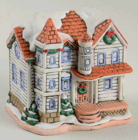 Colonial Village White House-Muscial - With Box Bx348