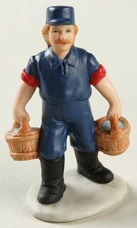 Colonial Village Fireman Tom - Boxed