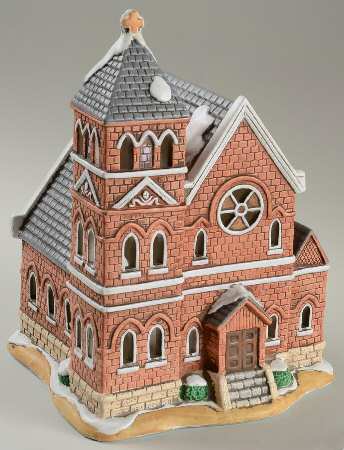 Colonial Village Mainstreet Chruch - No Box