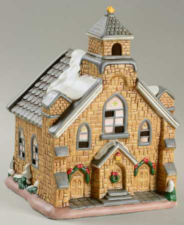 Colonial Village Old Stone Church - Boxed