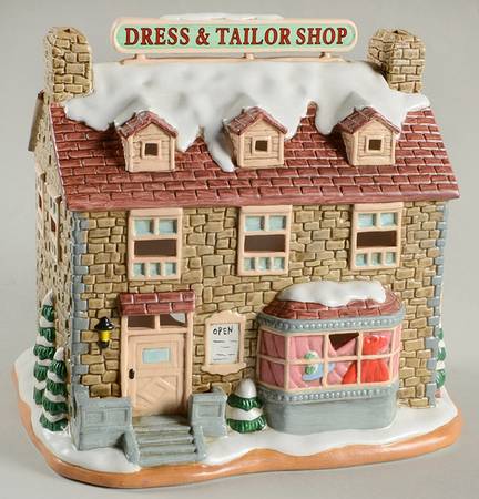 Colonial Village Dress And Tailor Shop - With Box