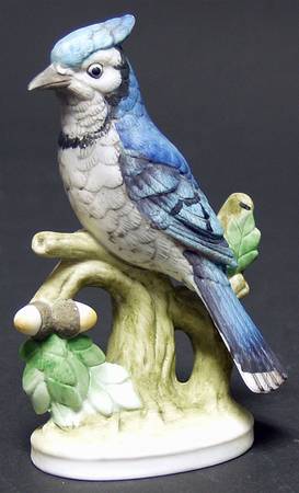 Lefton Figurines Blue Jay - Boxed