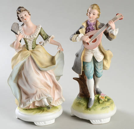 Lefton Figurines Albert & Victoria-Pair - No Box