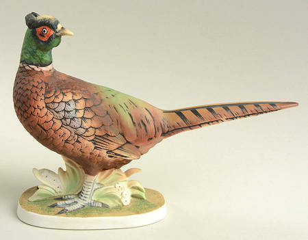 Lefton Figurines Pheasant-Head Turned Back - No Box