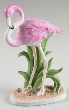 Lefton Figurines Flamingo (Head Up) - With Box Bx325