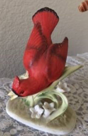 Lefton Figurines Cardinal Head Down - No Box