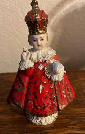 Lefton Figurines Infant Of Prague Red - Boxed