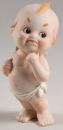 Lefton Figurines Kewpie Angry - No Box