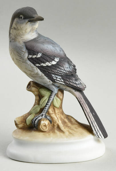 Lefton Figurines Mockingbird - Head Turned - With Box-Bx556