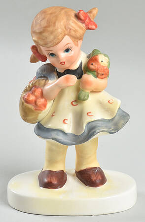 Lefton Figurines Girl With Flower Basket - No Box 159