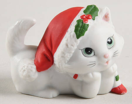Lefton Figurines Kitten Laying Down - No Box 587b