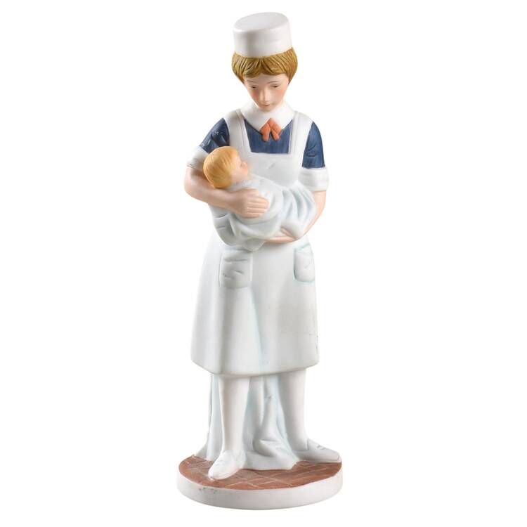Lefton Figurines Nurse With Baby - No Box