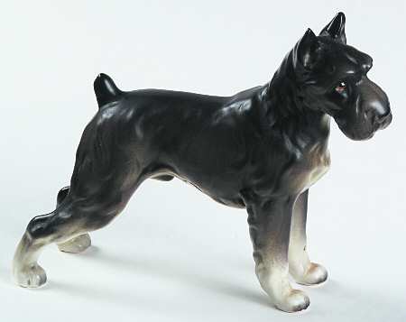 Lefton Figurines Dog-Schnauzer - No Box