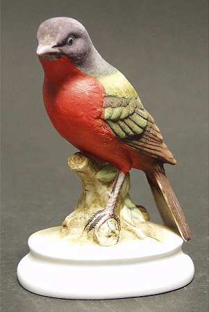 Lefton Figurines Painted Bunting - No Box