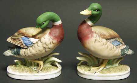Lefton Figurines Mallard Pair - No Box