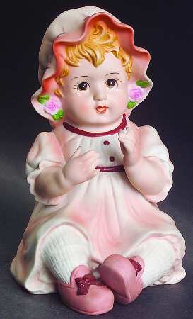 Lefton Figurines Baby Girl - Boxed