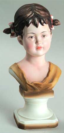 Lefton Figurines Girl Bust - Boxed