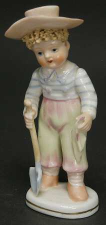 Lefton Figurines Boy Gardner - No Box