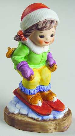 Lefton Figurines Skier-Boy - Boxed